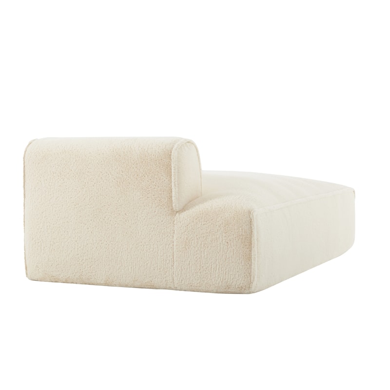 Modular 72-Inch Fully Compressed Sofa Bed with Frameless Design for Living Room, No Assembly Required