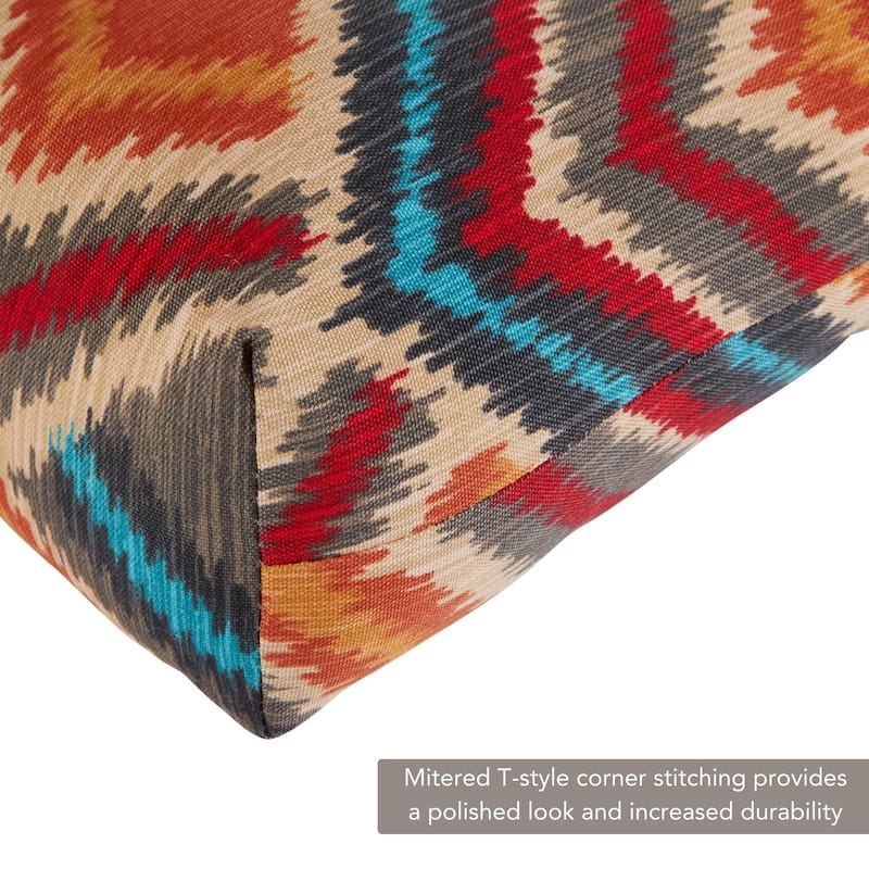 Greendale Home Fashions Multicolor Outdoor Dining Seat Cushion (Set of 2)