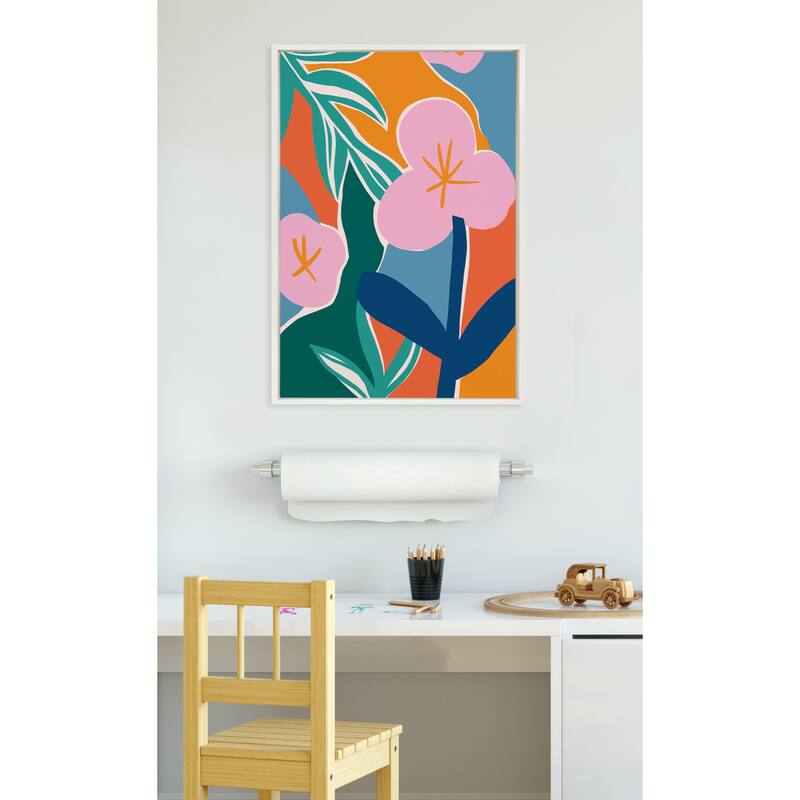 Kate and Laurel Sylvie Oaxaca Garden Framed Canvas by Kate Aurelia Holloway