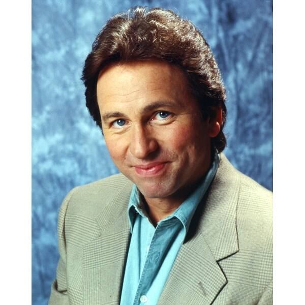 John Ritter wearing a Suit with Light Blue Undershirt in a Close Up ...