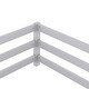 preview thumbnail 10 of 10, Grey Floor Bed with Fence,Wood Kids Bed,Full Size