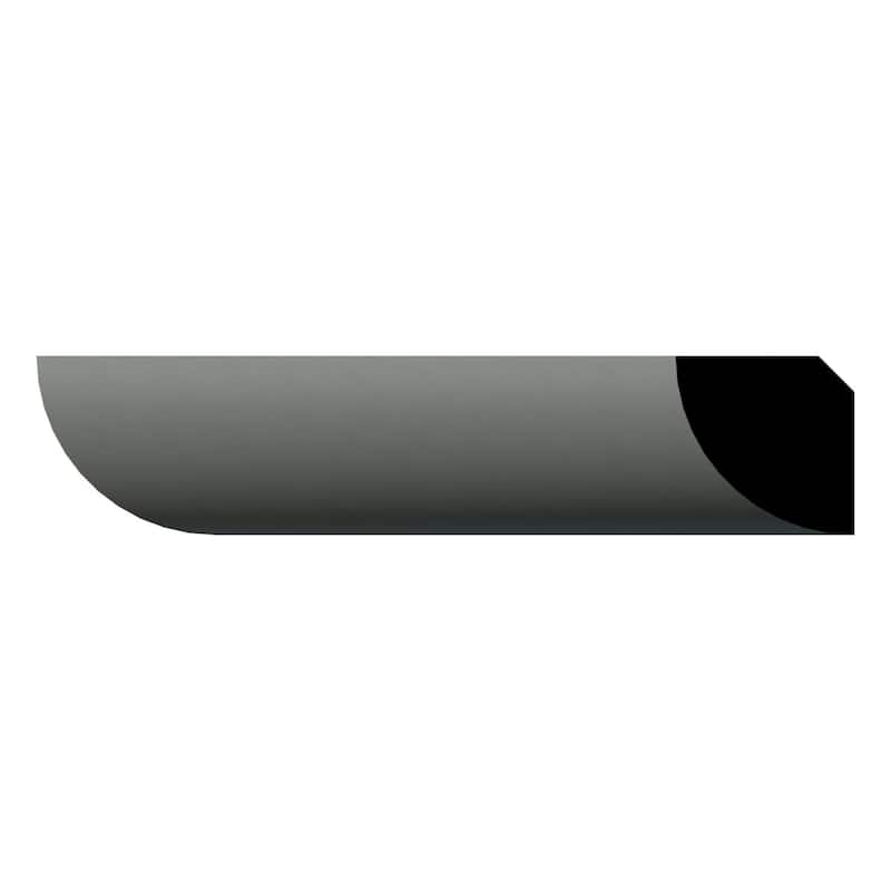 3/8"H x 3/8"P x 5/8"F x 94 1/2"L Everly Crown Moulding - 1-Pack