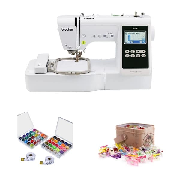 Brother LB5000 Computerized Sewing & Embroidery Machine w/Sewing Bed