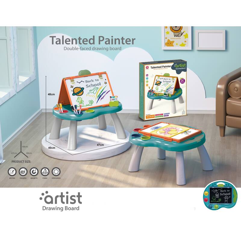 Activity Easel With Dry Erase Board