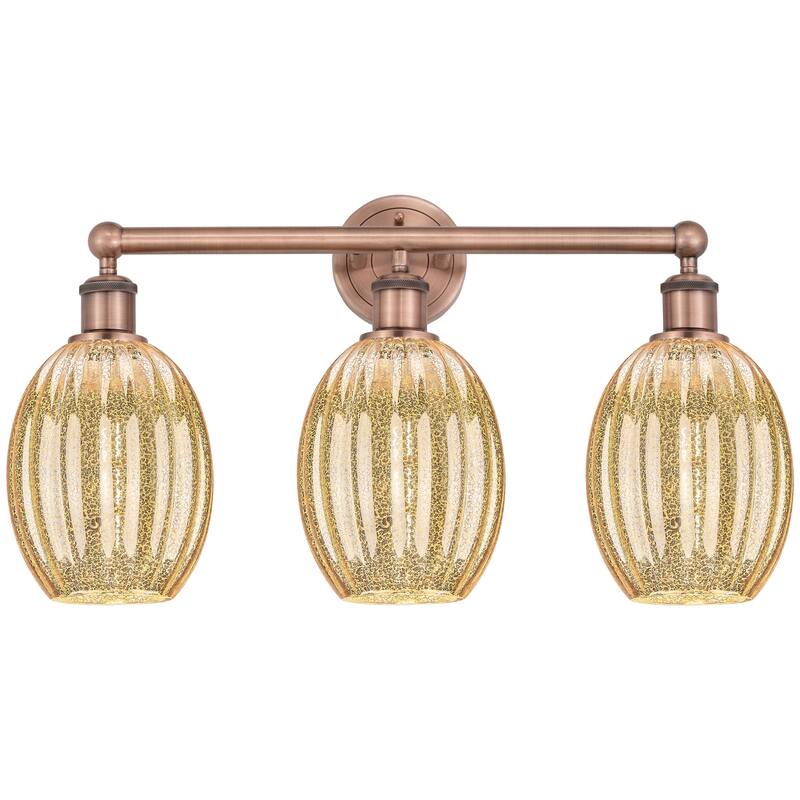 Innovations Lighting 616-3W-13-25 Preston Vanity Preston 3 Light 25" - Antique Copper / Mercury