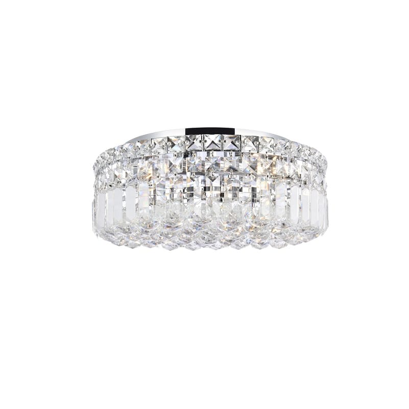 Graham 5-light 16-inch Flush-Mount Chandelier - 16 Inch