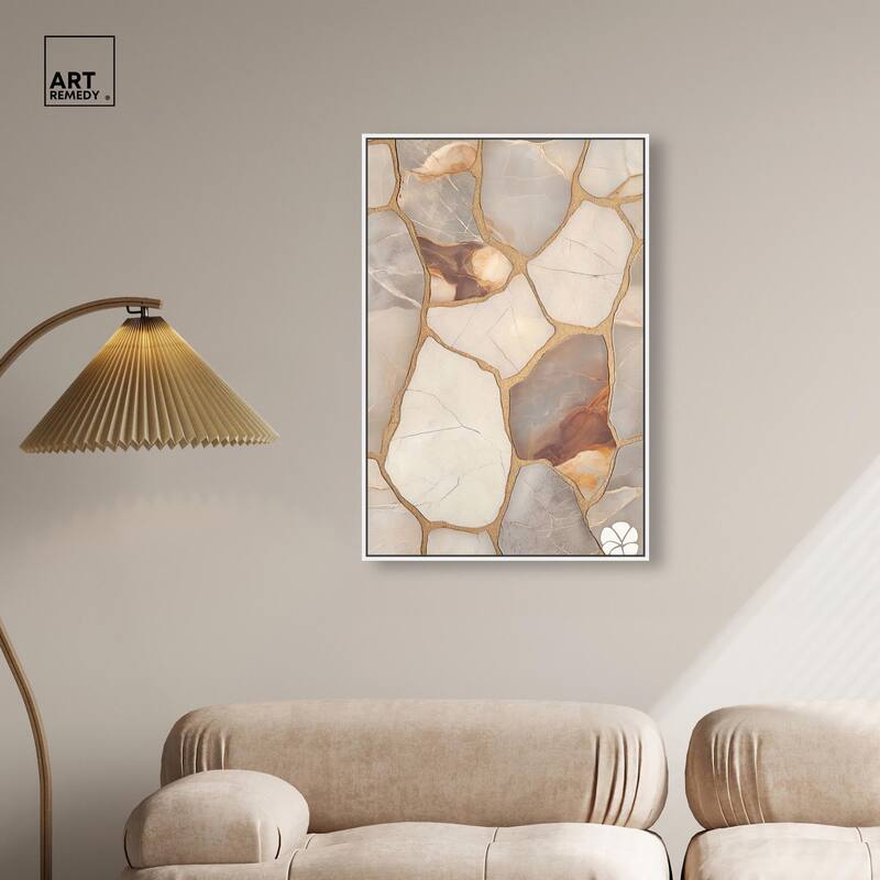 Textured Earthy Tones I Canvas by Art Remedy