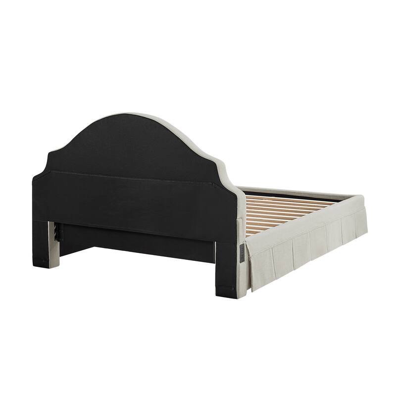 Canton Upholstered Queen Size Storage Bed