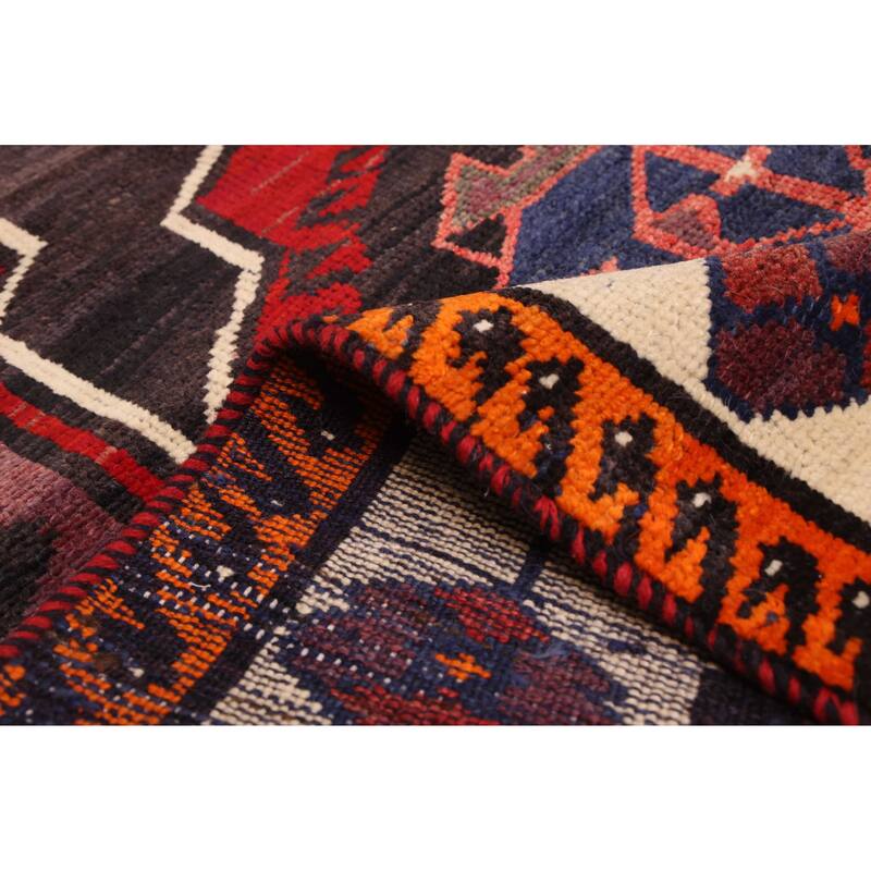 ECARPETGALLERY Hand-knotted Melis Vintage Red Wool Rug - 4'11 x 6'11