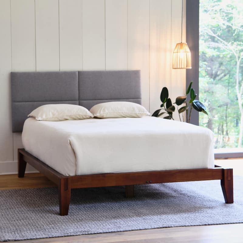 Yume Solid Wood Platform Bed with Japanese Joinery