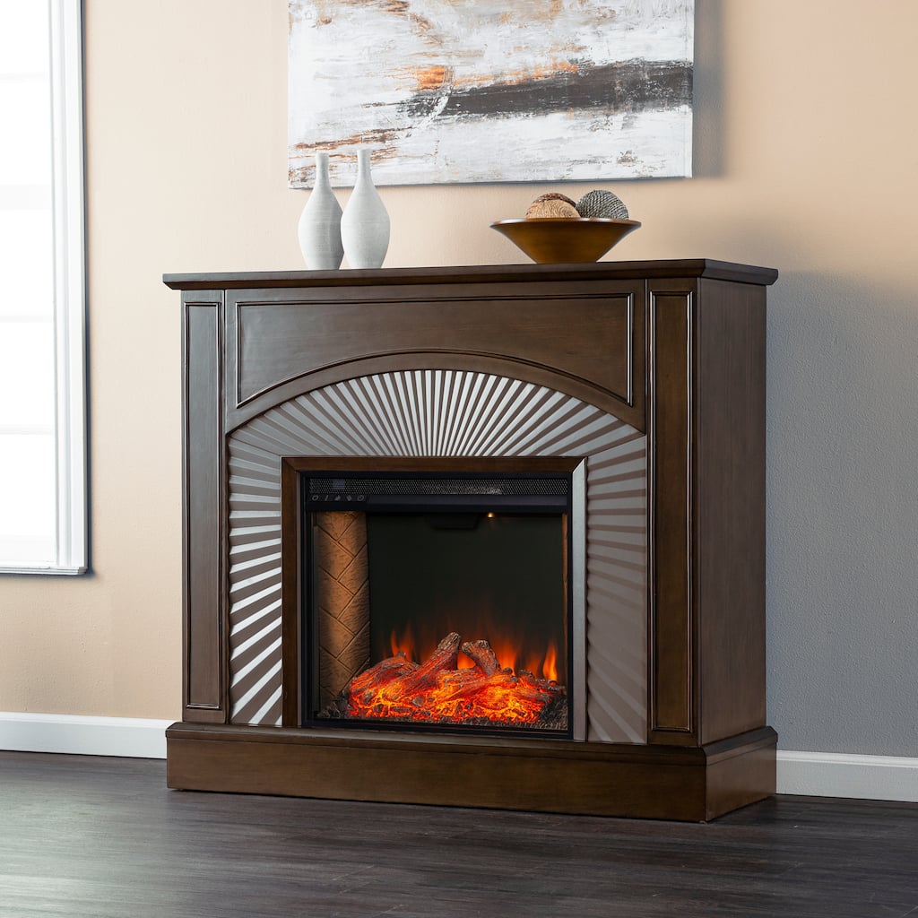 SEI Furniture Billingsdon Fireplace - 45"W x 16"D x 40"H