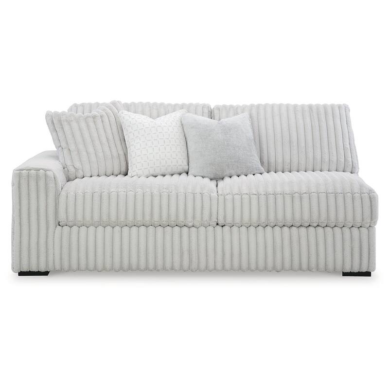 Signature Design by Ashley Stupendous White 2-Piece Sectional with Chaise - 141" W x 67" D x 41" H
