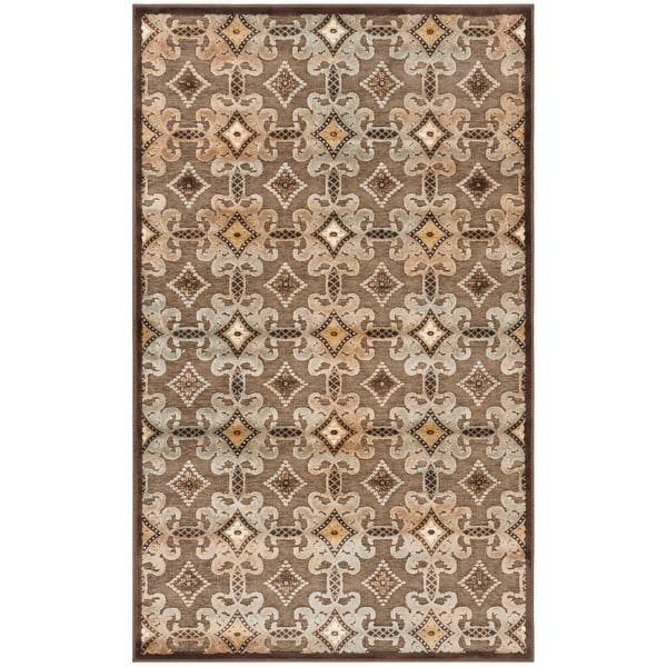 5'1 x 7'6 Cream Safavieh Martha Stewart Collection MSR74303 Viscose Area Rug Caramel 5'1 x 7'6 Cream Safavieh Martha Stewart Collection MSR74303 Viscose Area Rug Caramel