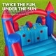 preview thumbnail 3 of 7, Sunny & Fun Bounce House, Bouncy House for Kids with Dual Slide and Air Pump