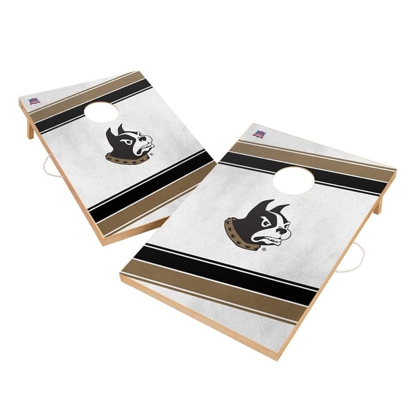 slide 2 of 5, Wofford College Terriers Regulation 2x4 Cornhole Set
