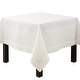 preview thumbnail 1 of 1, Rochester Collection Hemstitched Tablecloth 60"x60" - Ivory