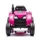 preview thumbnail 47 of 98, 12V Kids Ride-On Electric Tractor, Foot Pedal Control, Dual Lights, Bluetooth, and USB Ports, Ages 3+