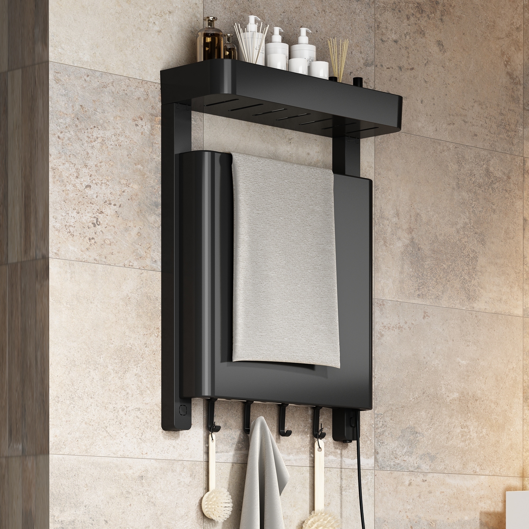 Heated towel drying rack new arrivals bed bath and beyond