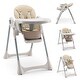 preview thumbnail 11 of 17, Gymax Baby High Chair Folding Baby Dining Chair w/ Adjustable Height & Beige