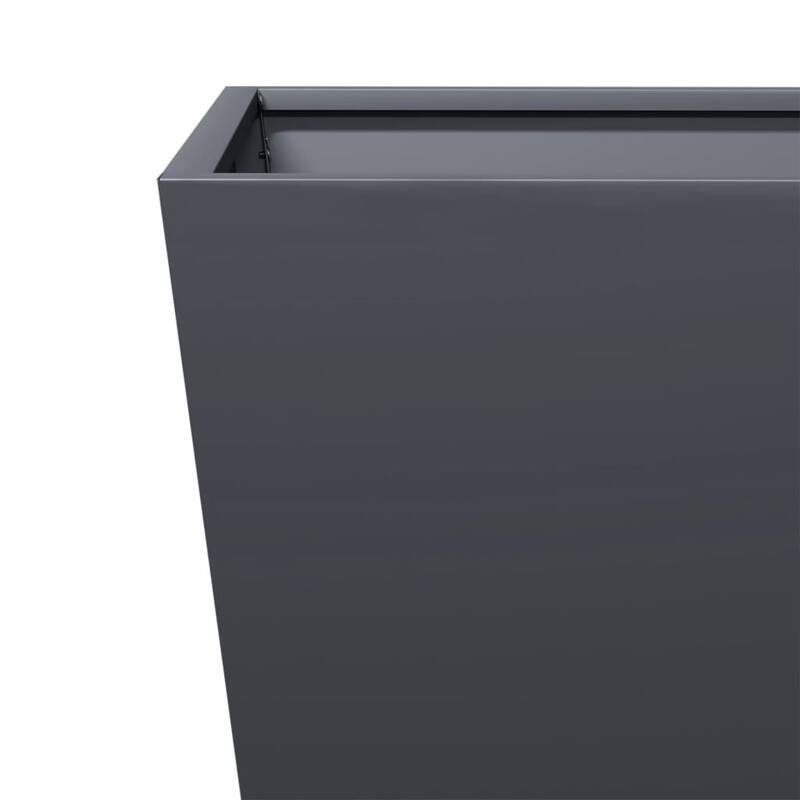 vidaXL Garden Planters Outdoor Flower Pot Patio Raised Bed Planter Box Steel