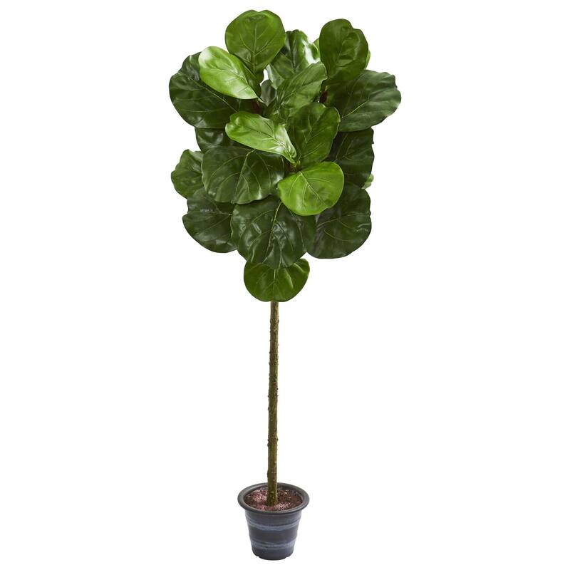 4ft Artificial City Tree with Planter - Indoor Faux Greenery Decor - Green - 41-50 Inches