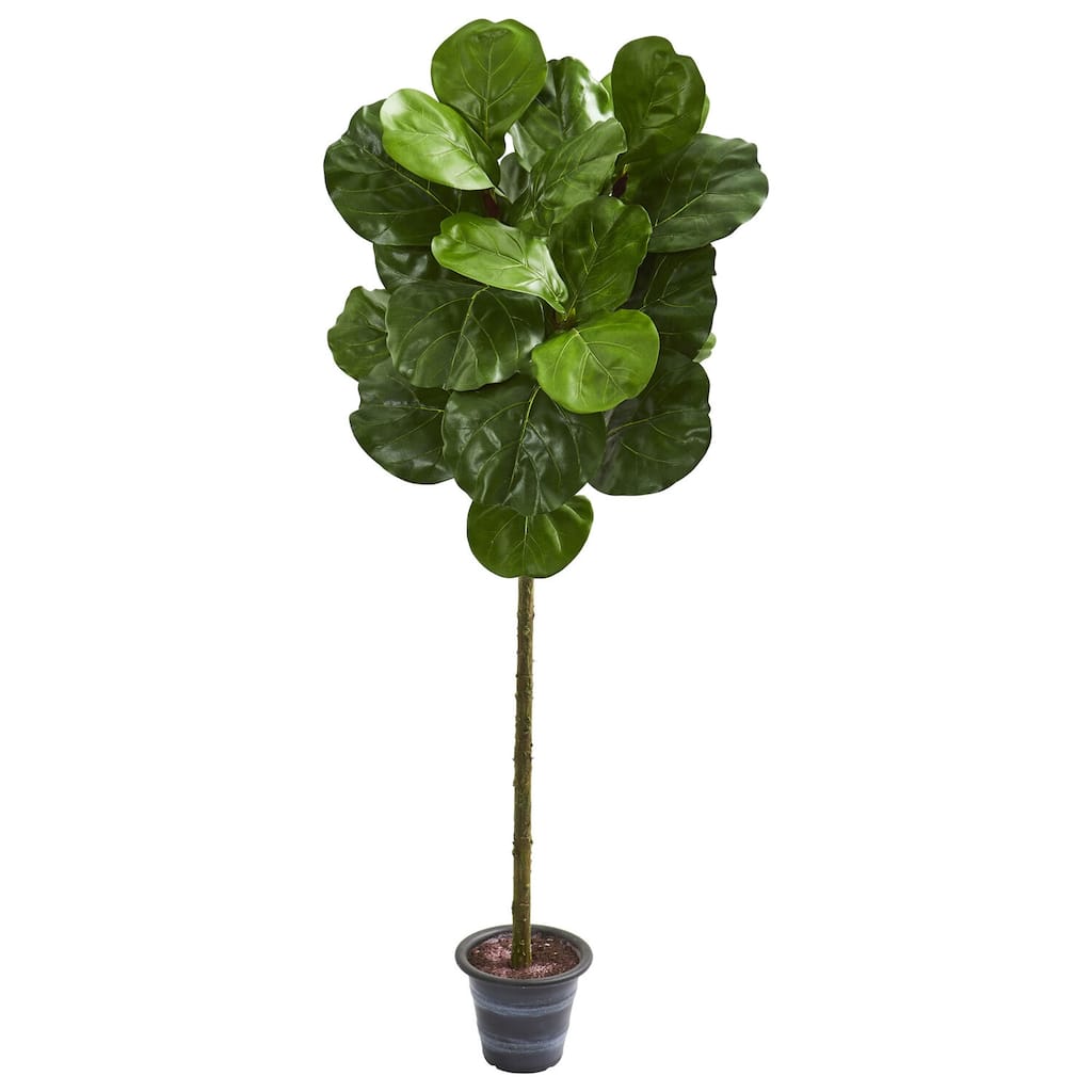 4ft Artificial City Tree with Planter - Indoor Faux Greenery Decor - Green - 41-50 Inches