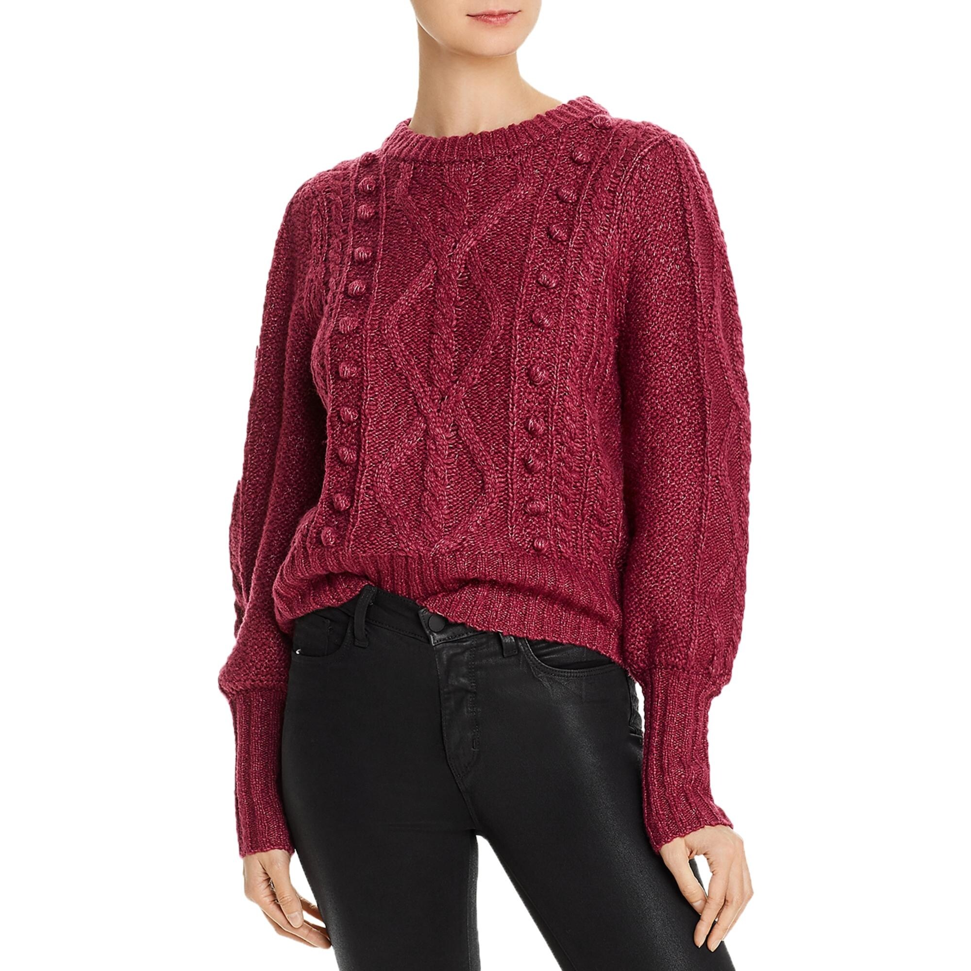 cable knit pullover sweater women's