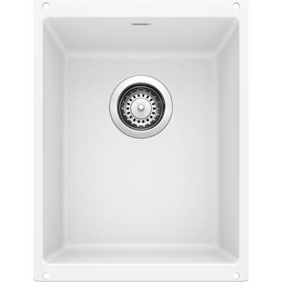 Blanco Precis 18.11-In X 13.78-In Single-Basin Granite Undermount Kitchen Sink - 18.11" x 13.78" x 7.5" - 18.11" x 13.78" x 7.5"