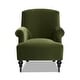 preview thumbnail 22 of 30, Eloise 30" Transitional Velvet Pleated Sock Arm Accent Chair
