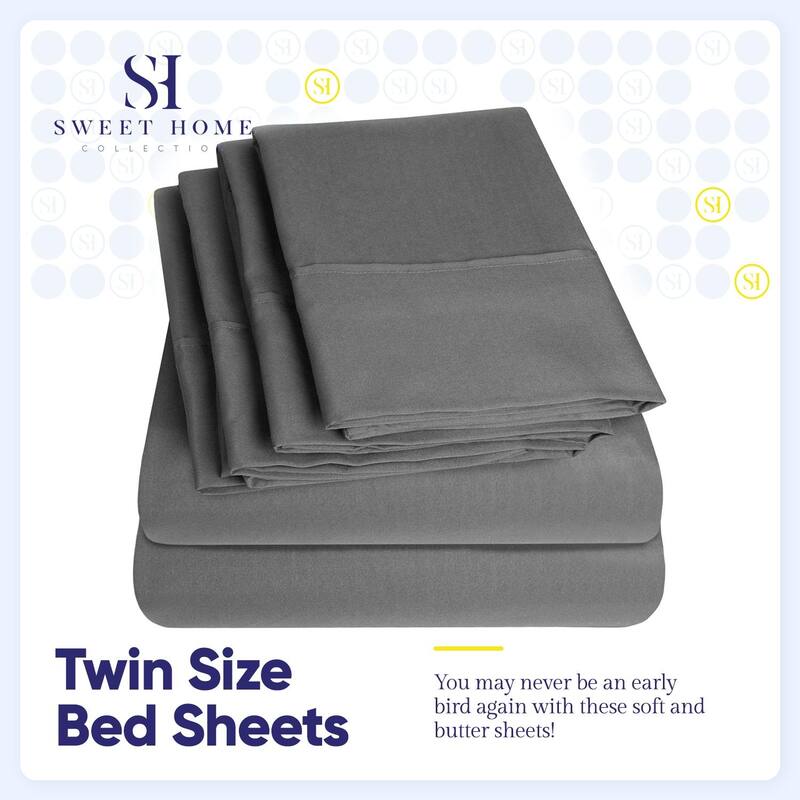 Soft Brushed Microfiber 7-piece Split King Sheet Set - 4 Pillowcases
