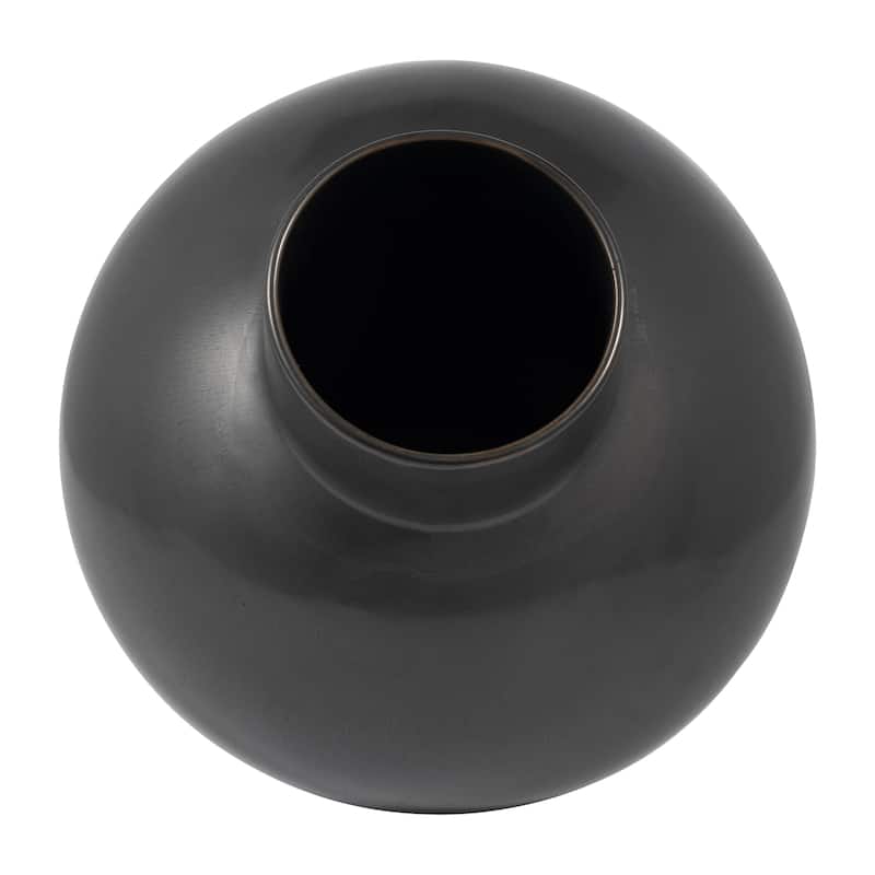 Sagebrook Home Neutral Round Modern Ceramic Bubble Vase