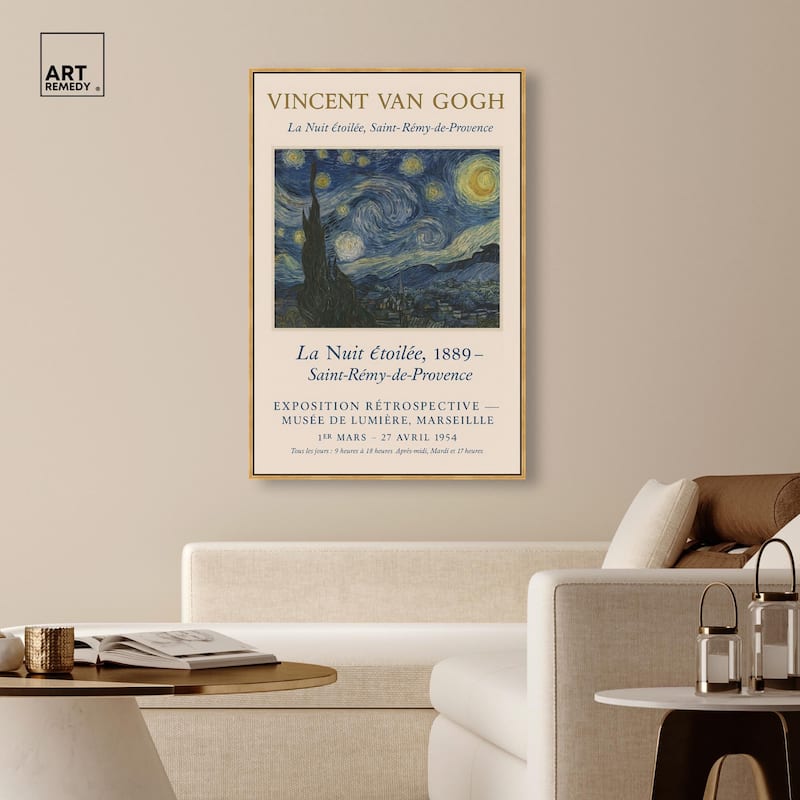 Starry Night Canvas by Art Remedy