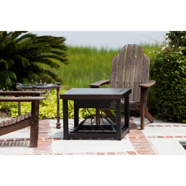 Shop Fire Sense Hammer Tone Bronze Finish Cocktail Table Fire Pit
