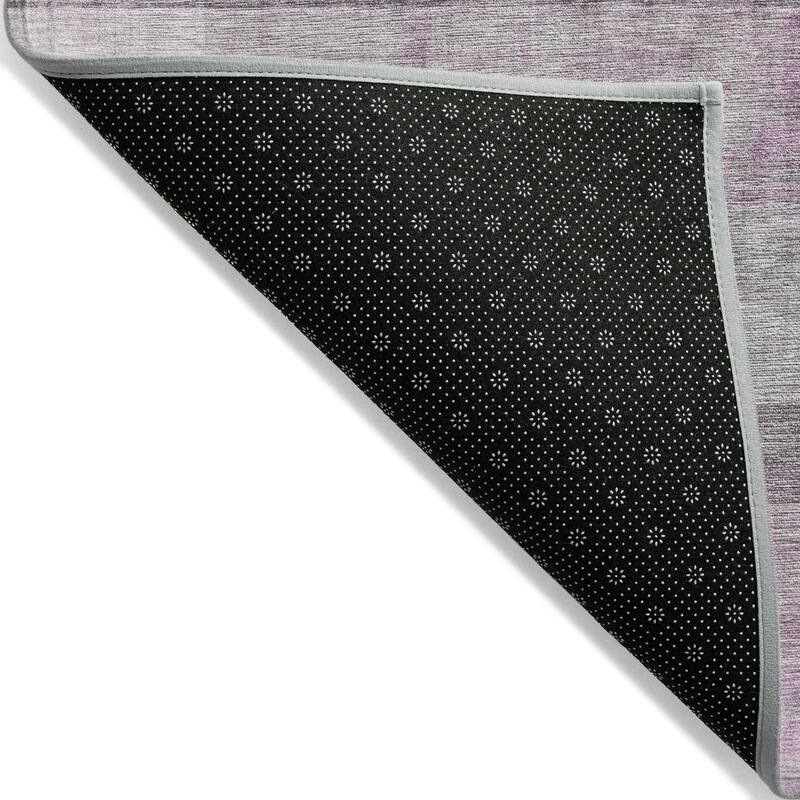 Machine Washable Indoor/ Outdoor Modern Abstract Chantille Rug