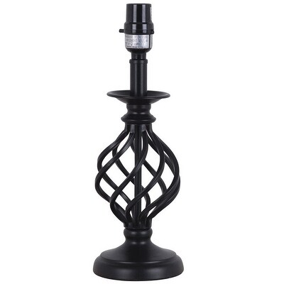Living Accents 17761-001 Table Lamp Base, Black