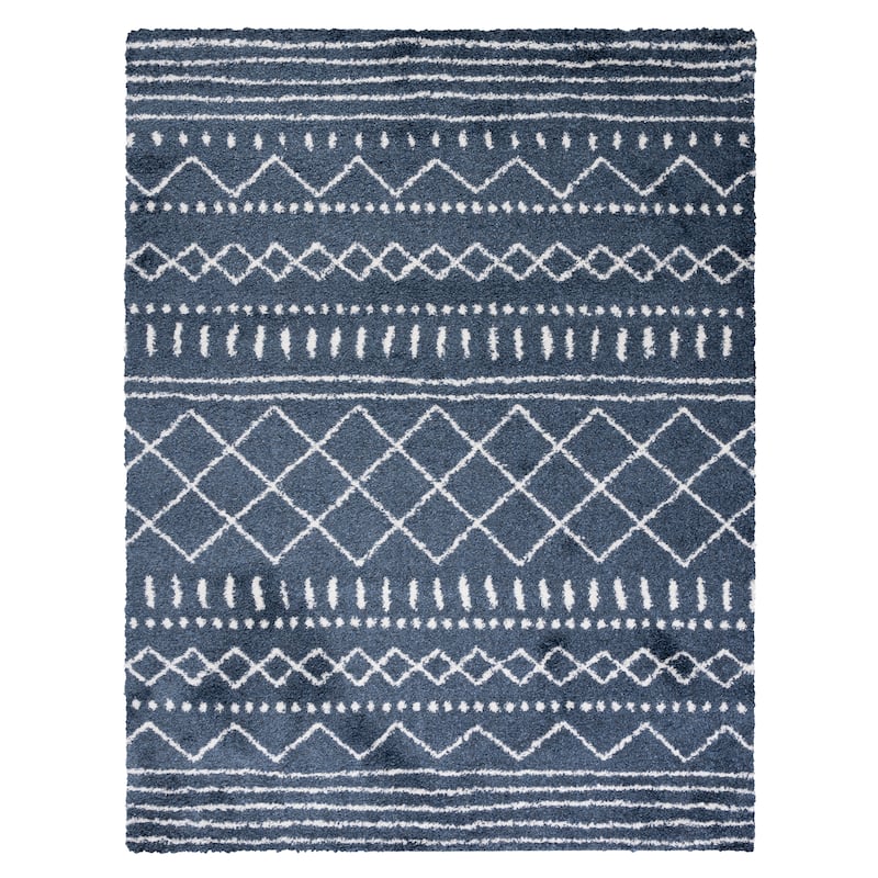 SAFAVIEH Arizona Shag Lotta Moroccan 1.2-inch Thick Rug