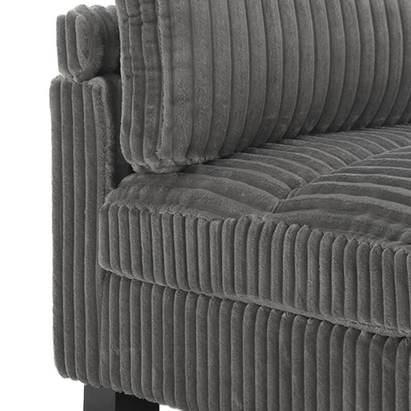 Plush Faux Fur Accent Sofa Chair