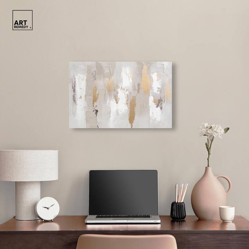 Gilded Brilliance II Canvas by Art Remedy, Gallery Wrapped