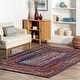 preview thumbnail 1 of 11, Nuloom Tammara Bohemian Hand Braided Area Rug Blue Multicolor - Oval - 3' x 5'