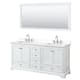 Option White / White Quartz Top / Polished Chrome