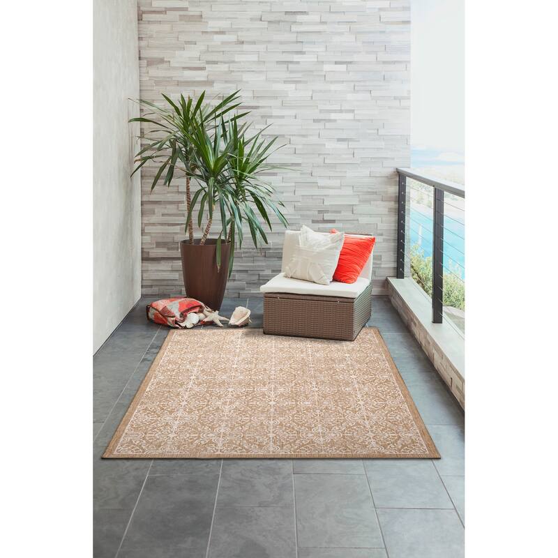 Liora Manne Carmel Antique Tile Indoor/Outdoor Rug