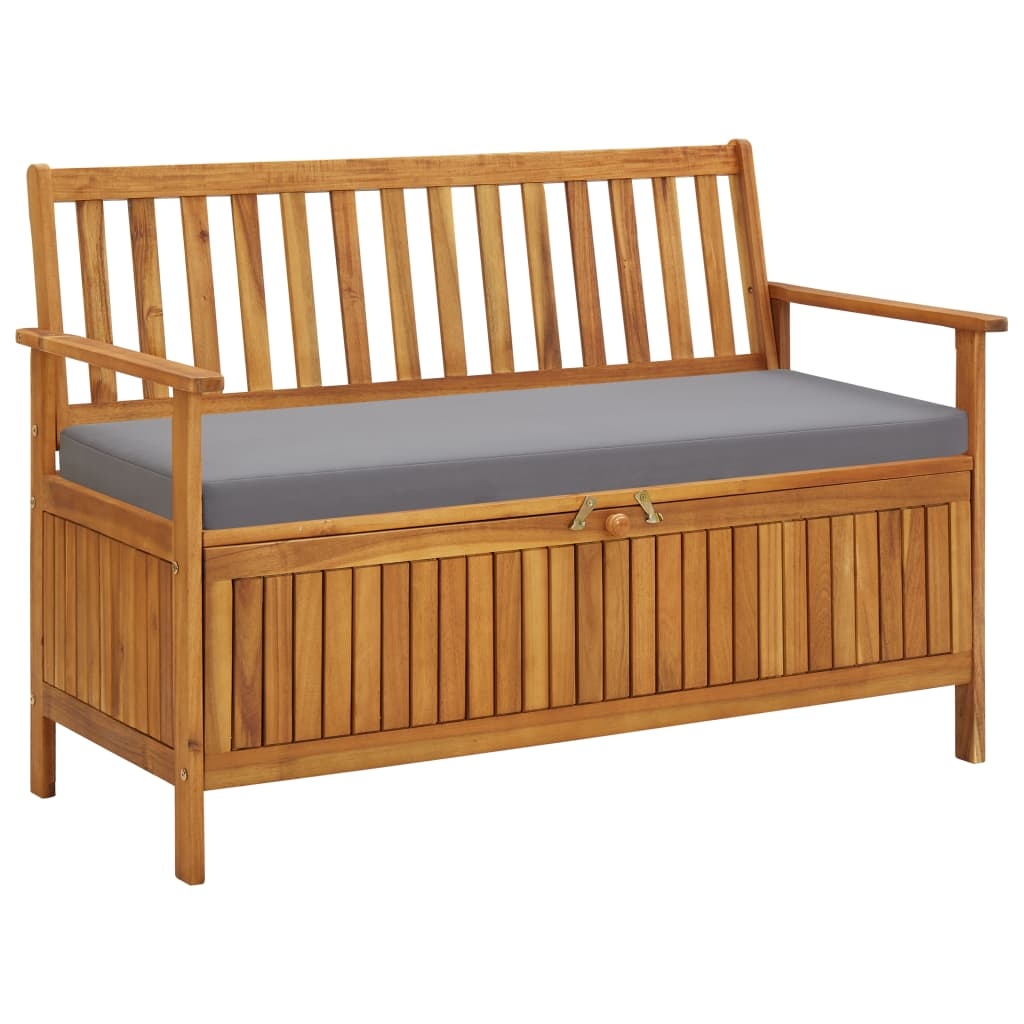vidaXL Patio Storage Bench 47.2