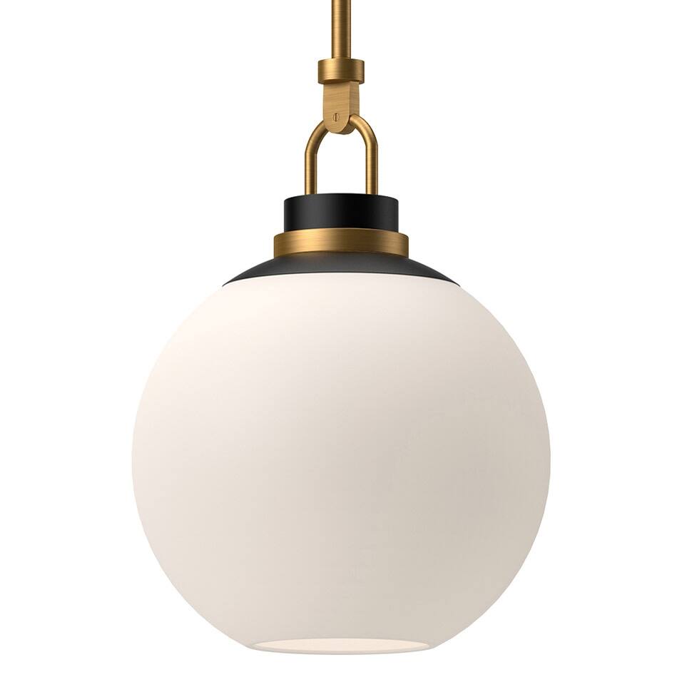 Alora Lighting PD520516OP Copperfield 16" Wide Pendant with Opal Glass
