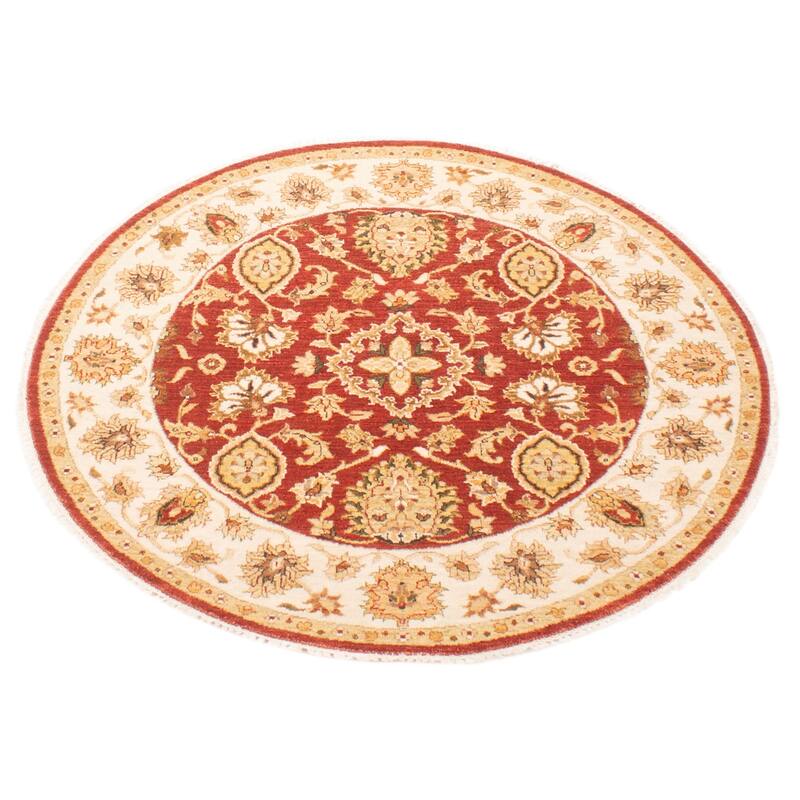 ECARPETGALLERY Hand-knotted Jamshidpour Red Wool Rug - 4'1 x 4'0