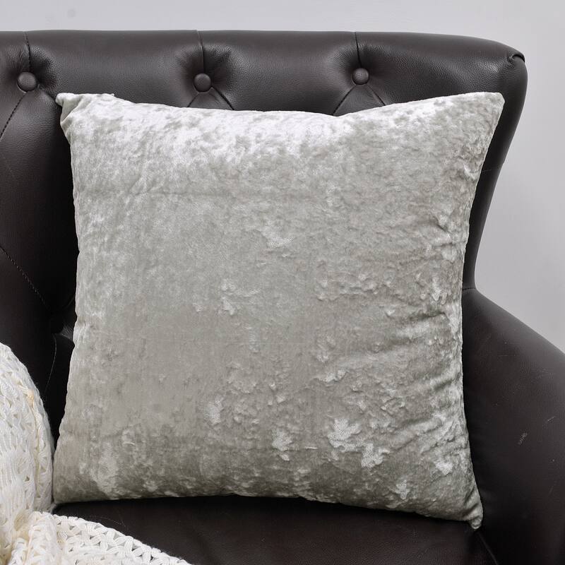 Rancho Crushed Velvet Throw Pillow Cover Set, NO INSERT