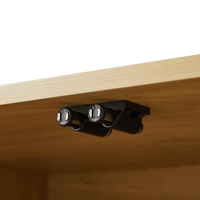 Sideboard Storage Cabinet TV Stand with Wave Pattern