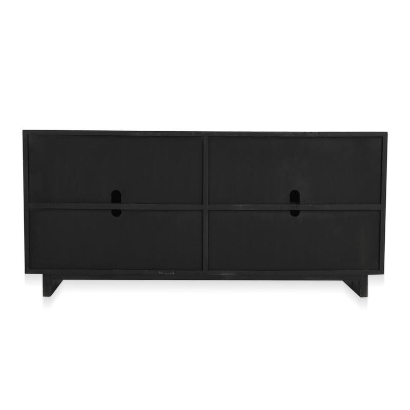 Anton 4-Door Sideboard Buffet by Kosas Home - 78Wx18Dx36H