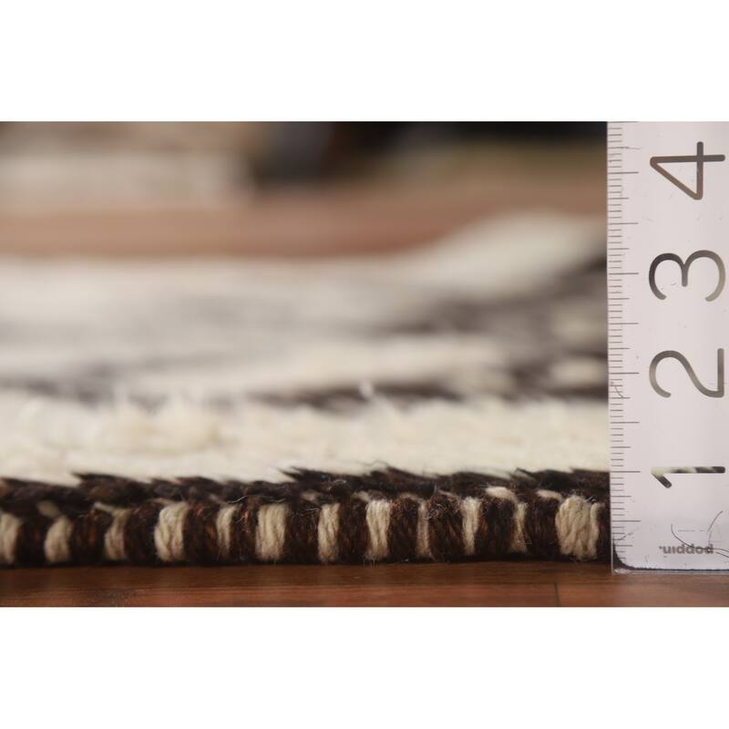 Push Anatolian Natural Dye Runner Rug Hand-knotted Wool Carpet - 3'2"x 11'4"