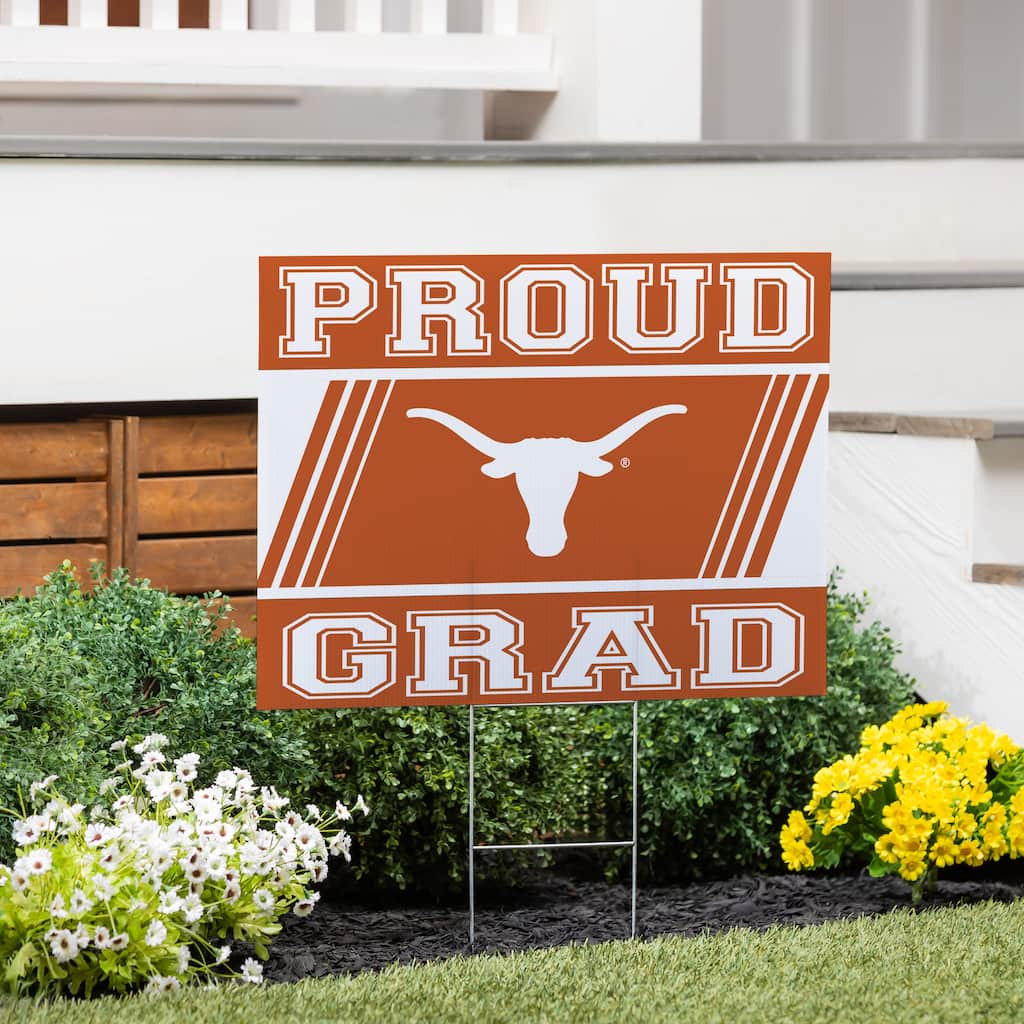 University of Texas 24" x 18" Graduation Coroplast Outdoor Yard Sign