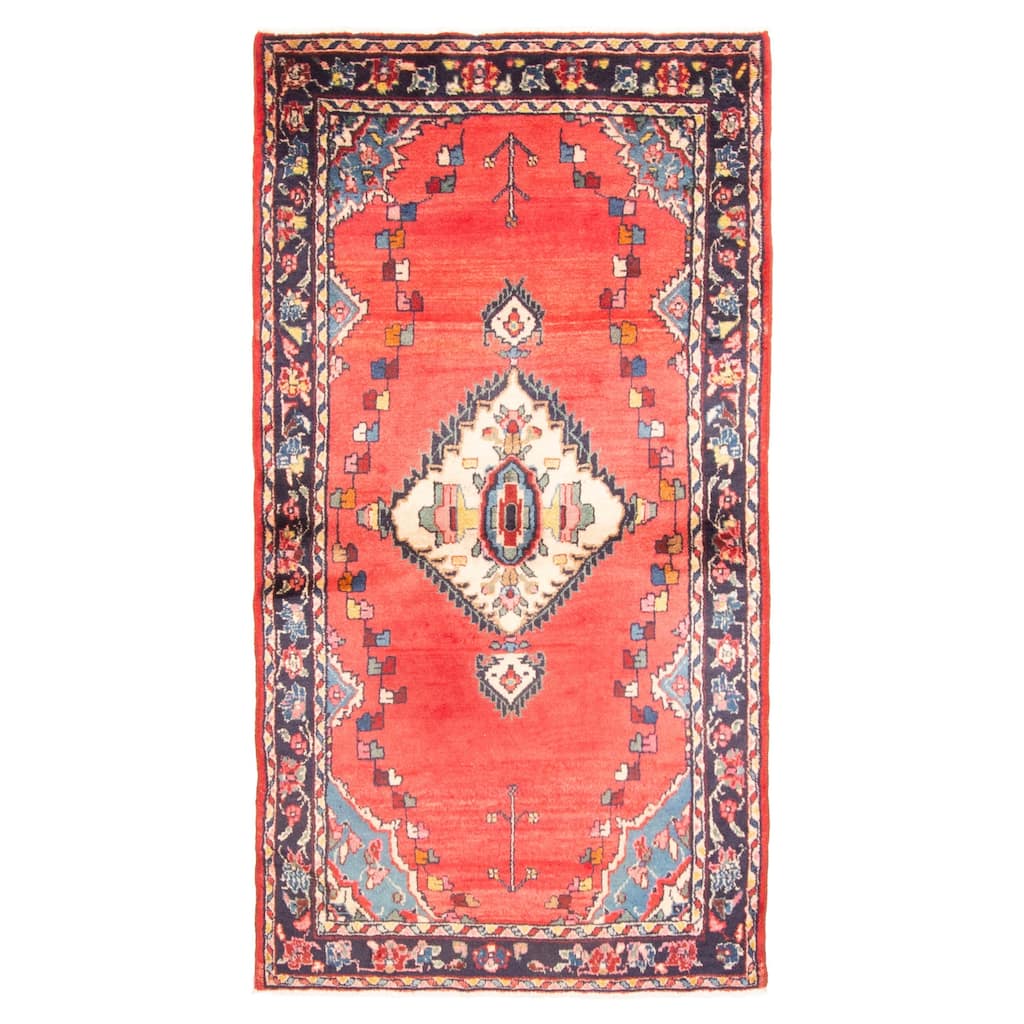 ECARPETGALLERY Hand-knotted Andelz Red Wool Rug - 3'1 x 5'11